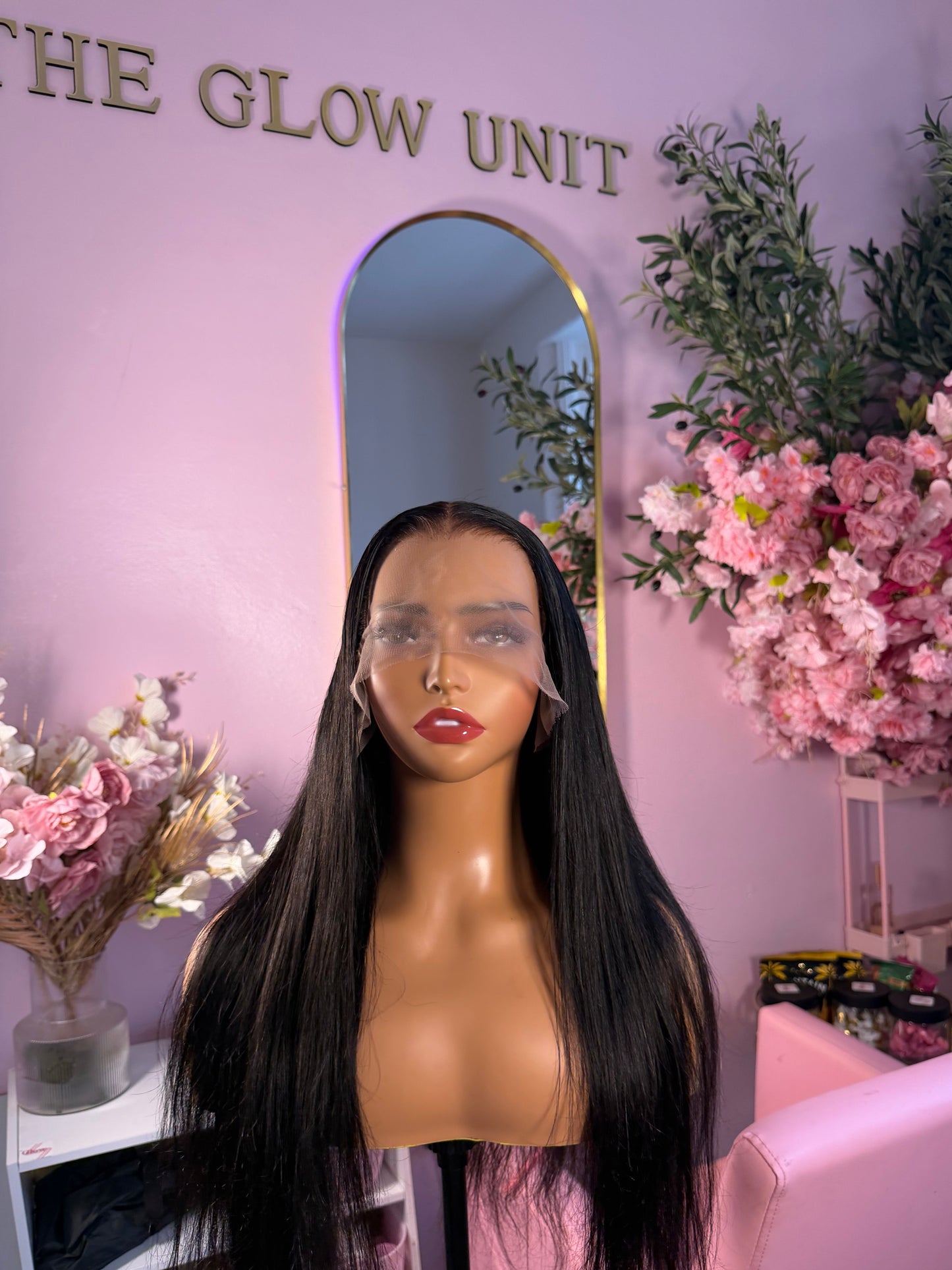 Natural Black Sleek Straight Wig | 24” inches