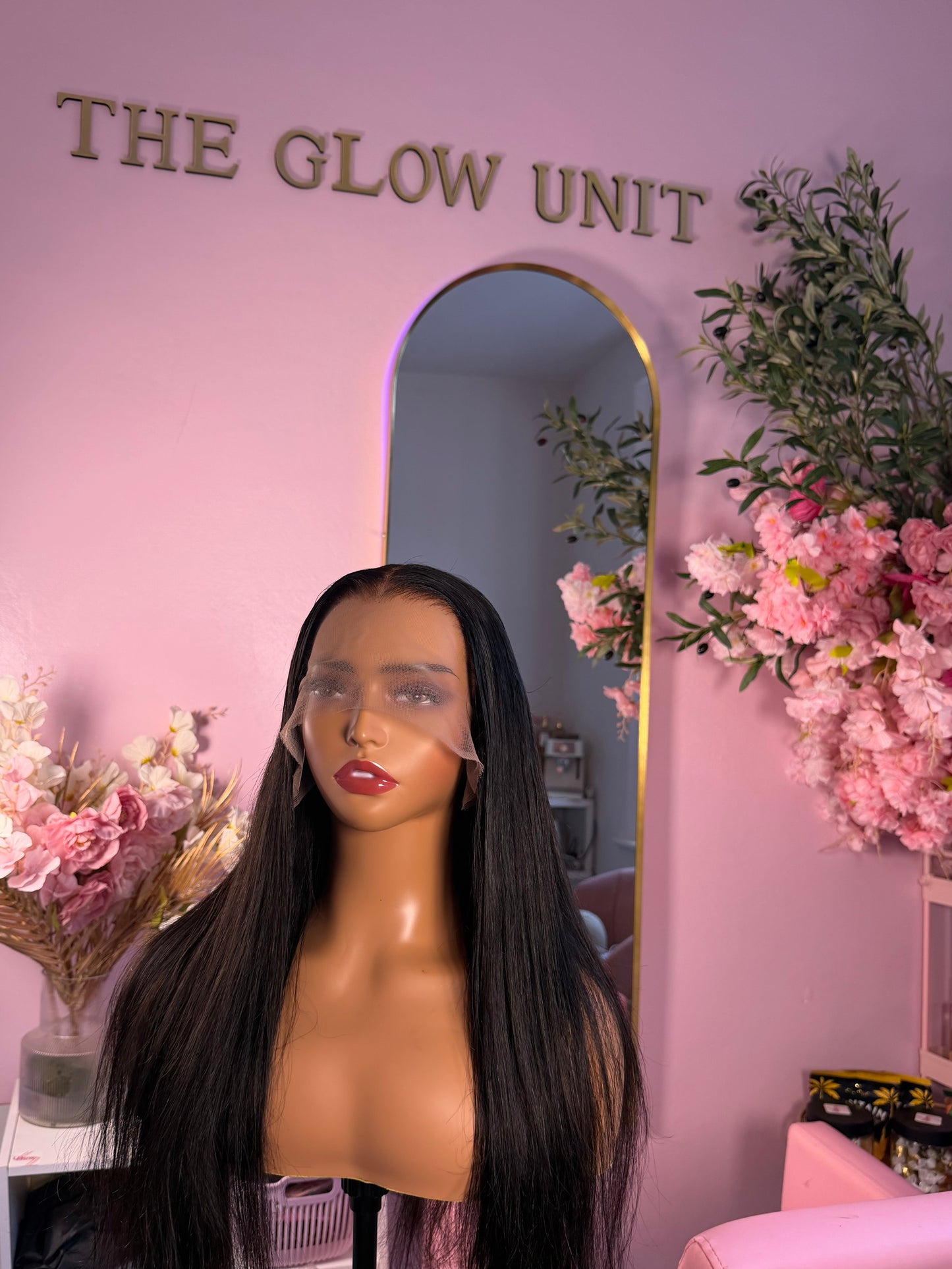 Natural Black Sleek Straight Wig | 24” inches