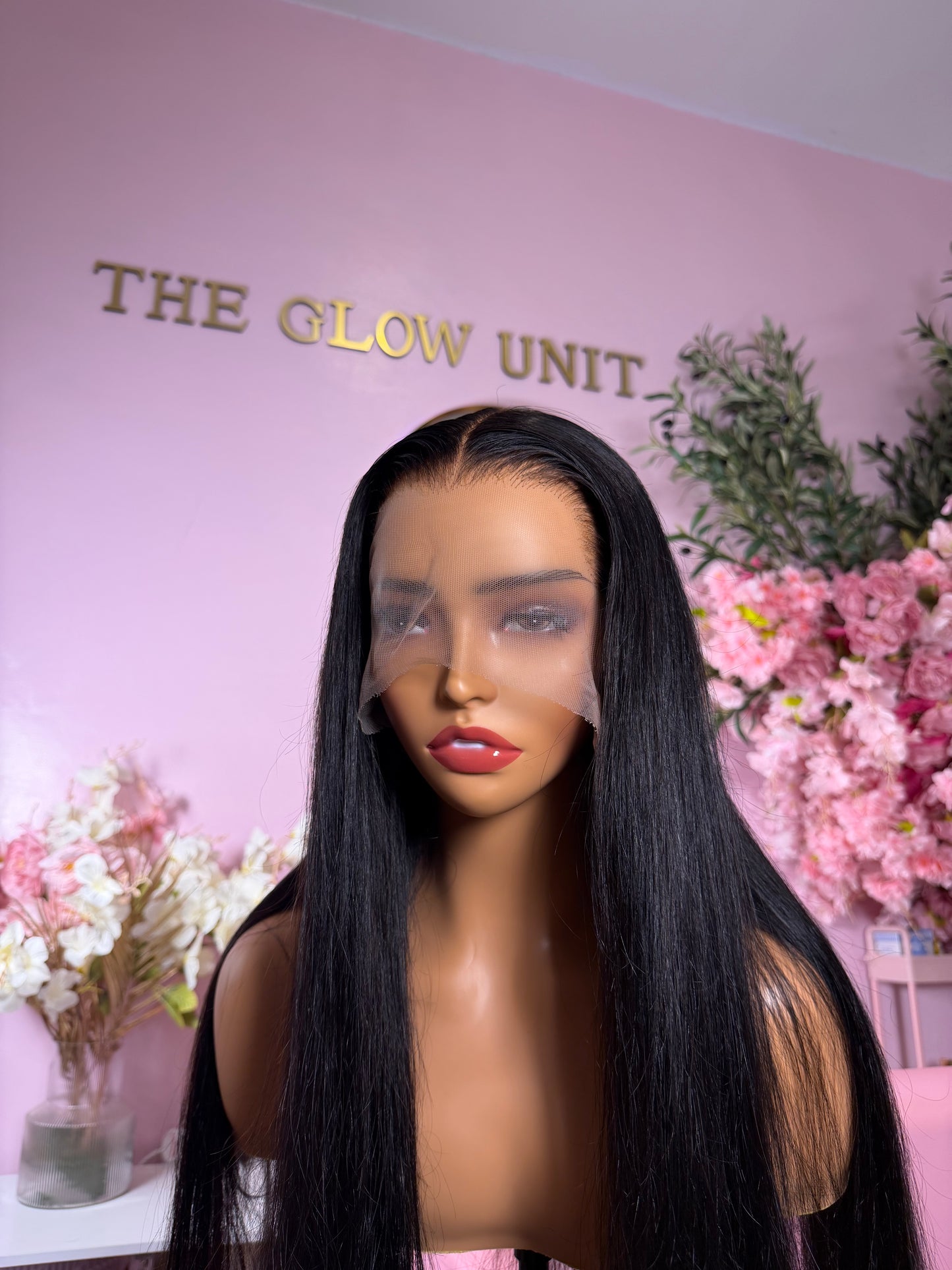 Sleek Straight Black Long Lace Frontal | 28” inches | Pre order - ready in 14-21 day